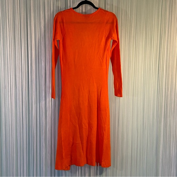 Orange Knit Maxi Cardigan Kimono Size XS - Picture 7 of 17